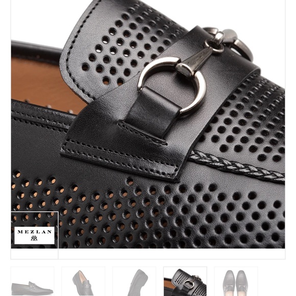 New without box Mezlan Summer Flex Loafer Black (E20692) - Picture 2 of 6